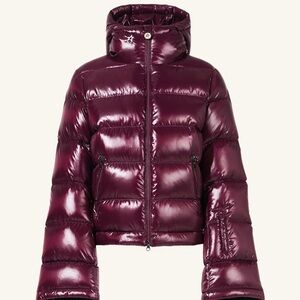 Perfect Moment Polar Flare Down Jacket Burgundy